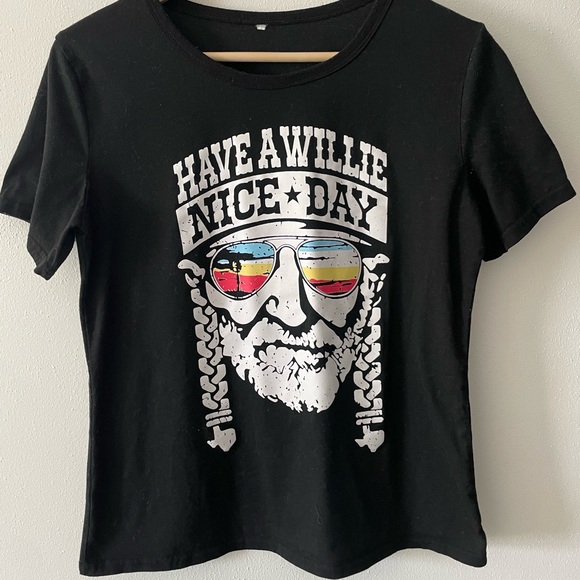 Tops - Willie Nelson Texas graphic t-shirt size medium